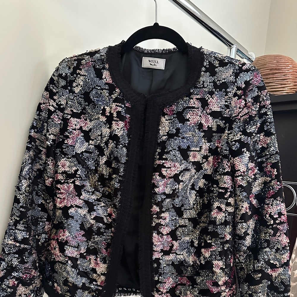 Wuli Multicolor Sequin Blazer
